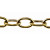 Chain Oval Brass 1/2X15G 10M