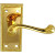 Georgian Latch Handle Brass Pre Packed