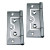Hinge Flush Chrome 63mm Pre Packed