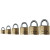 Padlock T/Circle Brass 20mm Pre Packed