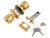 Era Brass Entrance Knob Set Pre Packed