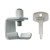 Era Transom Lock Std Key White