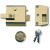 Yale Nightlatch Brasslux 60mm Pre Packed