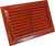 Red Pvc Fixed Louvre Vent 225 X 150Mm