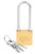 Padlock T/Circle L/S Brass 32mm Pre Packed