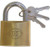 Padlock Ooo Brass K/A 63mm