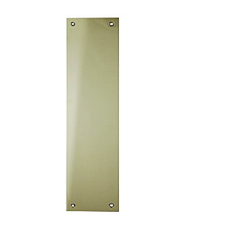 Push Plate Brass Flat