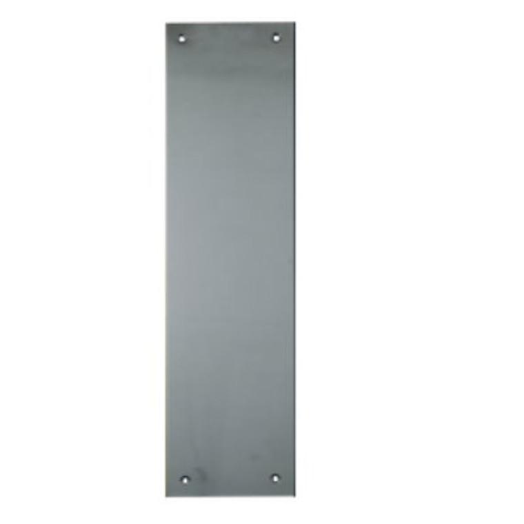 Push Plate Polished Stainless Steel Flat