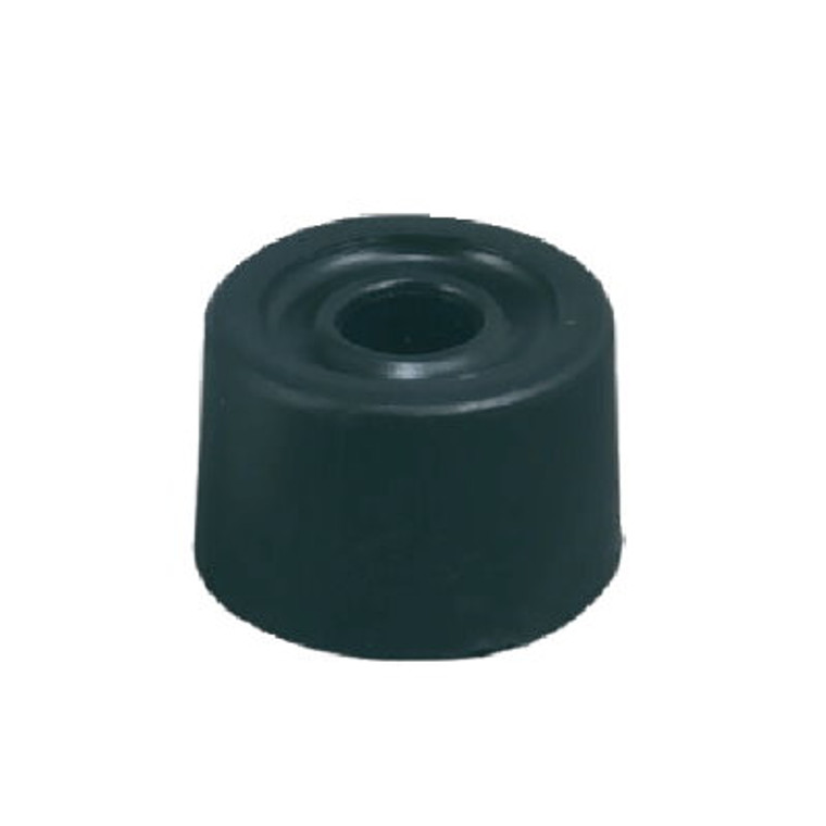 Doorstop Black Rubber 35mm