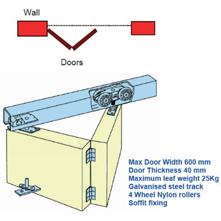 Husky Hf25/24 Folding Door Kit 2.4M