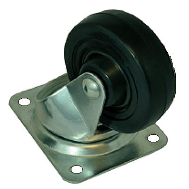 Swivel Castors Rubber Wheel 100mm