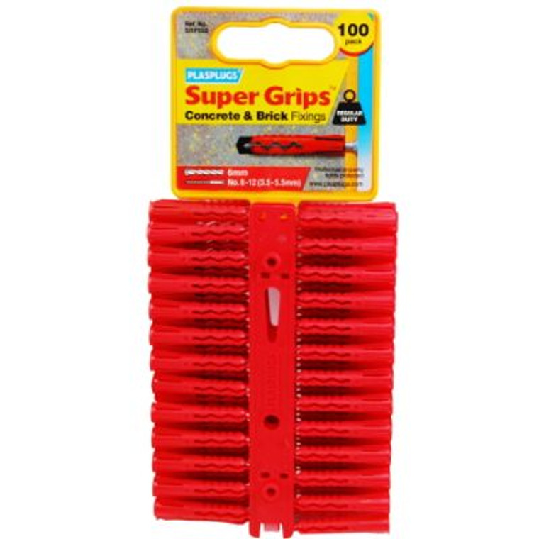 P/Plug Super Grip Srp502 Red 100S (X10)