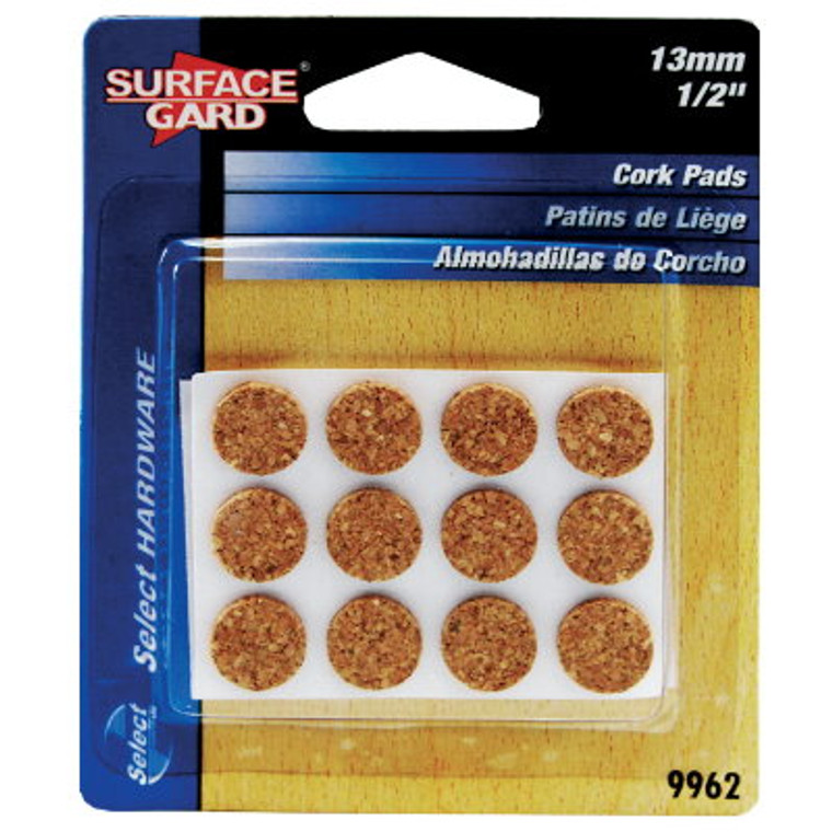 Round Cork Pads  13mm  X16 (9962)