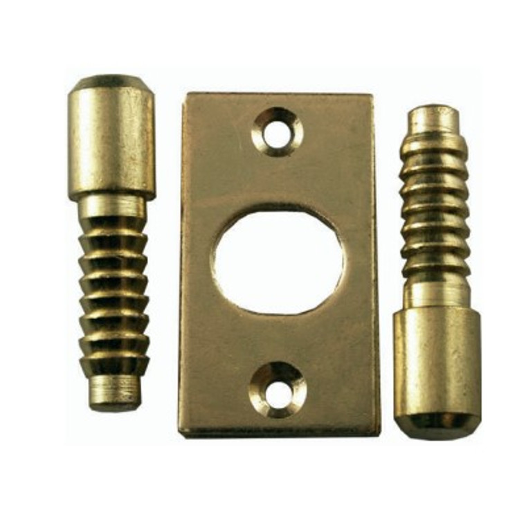 Hinge Bolt Abl 2/Card Brass Pre Packed