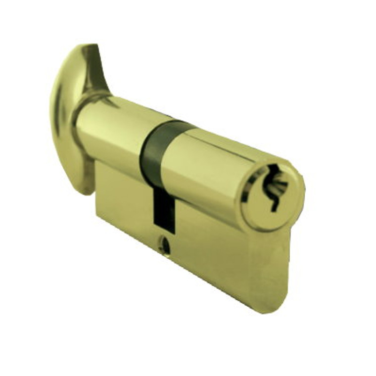 Euro Pro Cyl Key/Turn Brass 70mm