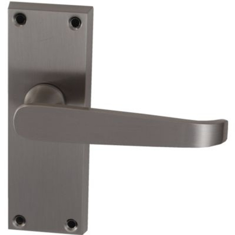 Latch Handle Straight Satin Pre Packed