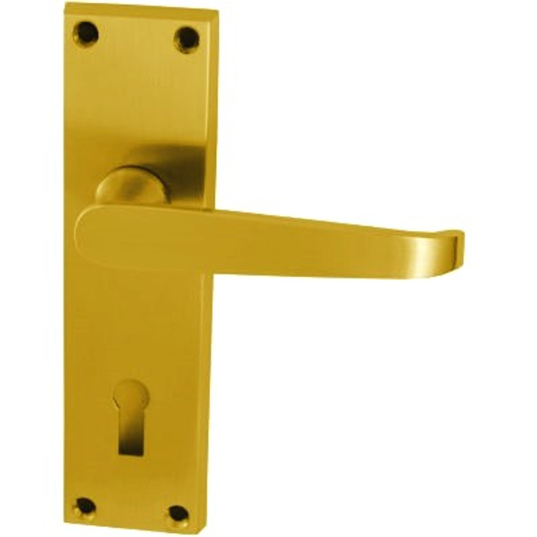 Lock Handle Std Brass Pre Packed