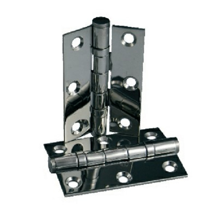 Hinge Bb Stainless Pol 75X 50X2mm Pre Packed