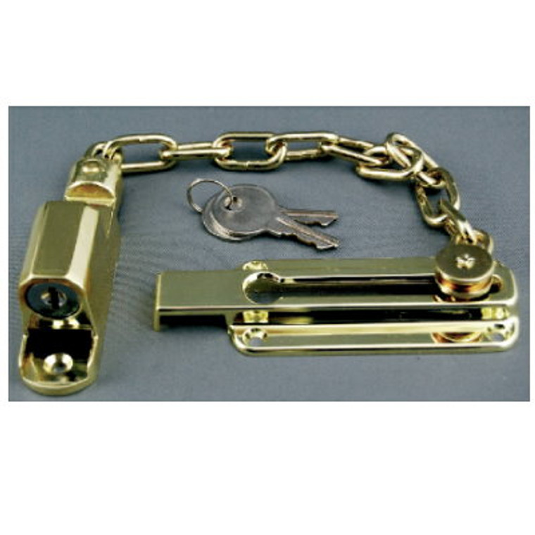 Door Chain Locking Brass Pre Packed