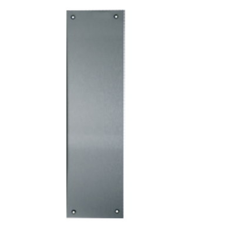 Push Plate 300 X 75mm Satin Ss Flat Pre Packed