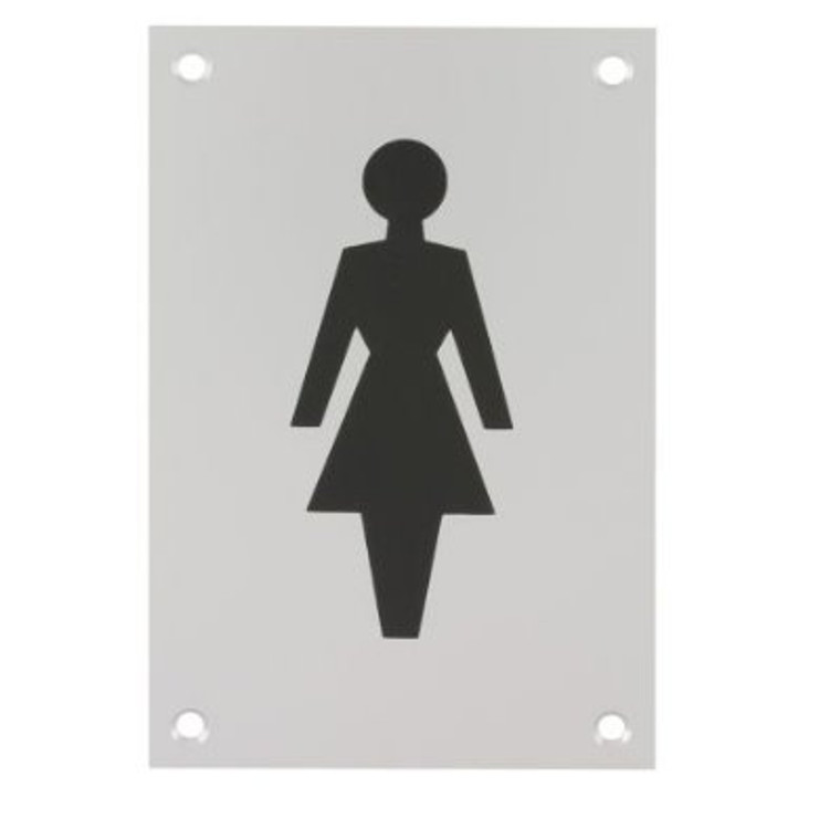 Sign Rect. Female Saa 150X 100mm Pre Packed