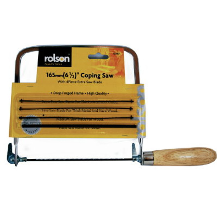 Coping Saw + 5 Blades Pre Packed