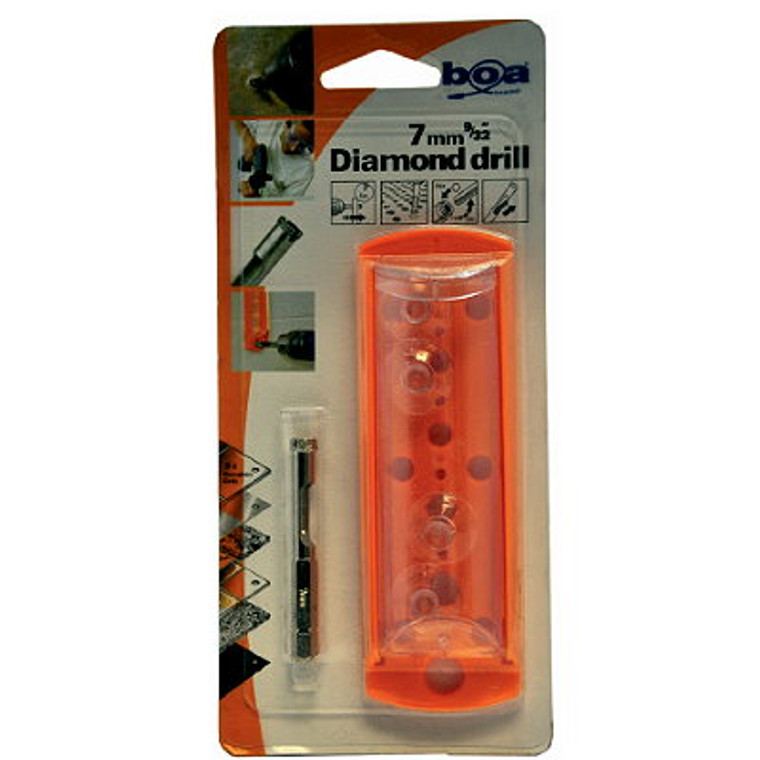 Boa Diamond Drill Bit 7mm Pre Packed