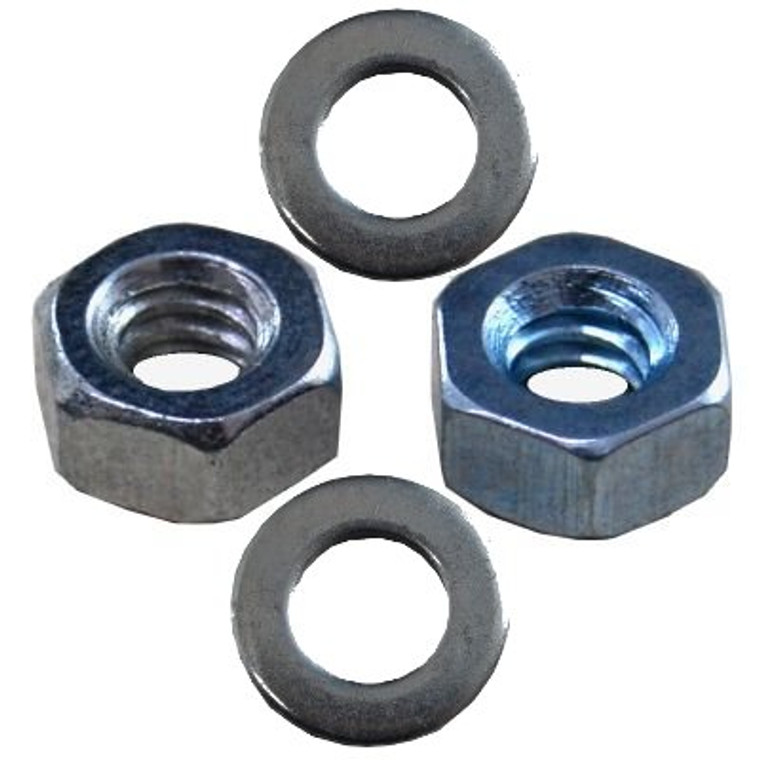 Hex Nuts + Washer M6 X 10 Pre Packed