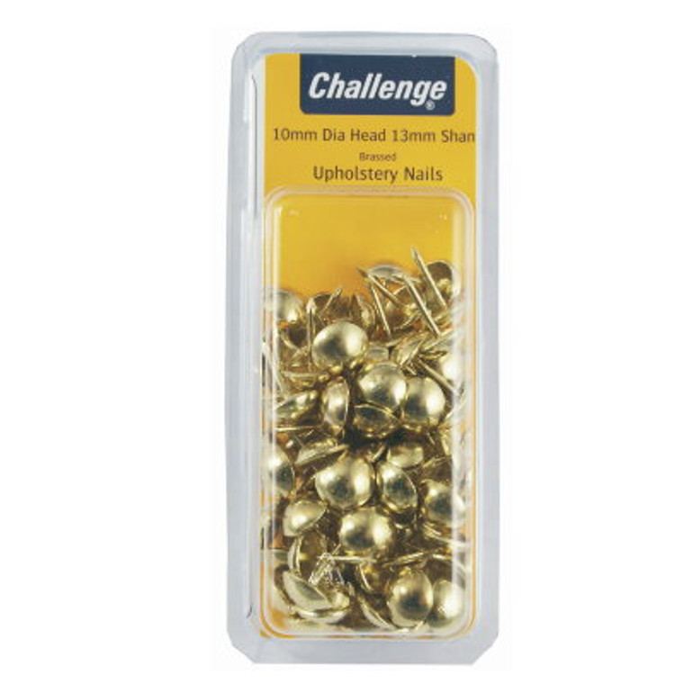 Chall Brass Upholstry Nails Pre Packed (12)