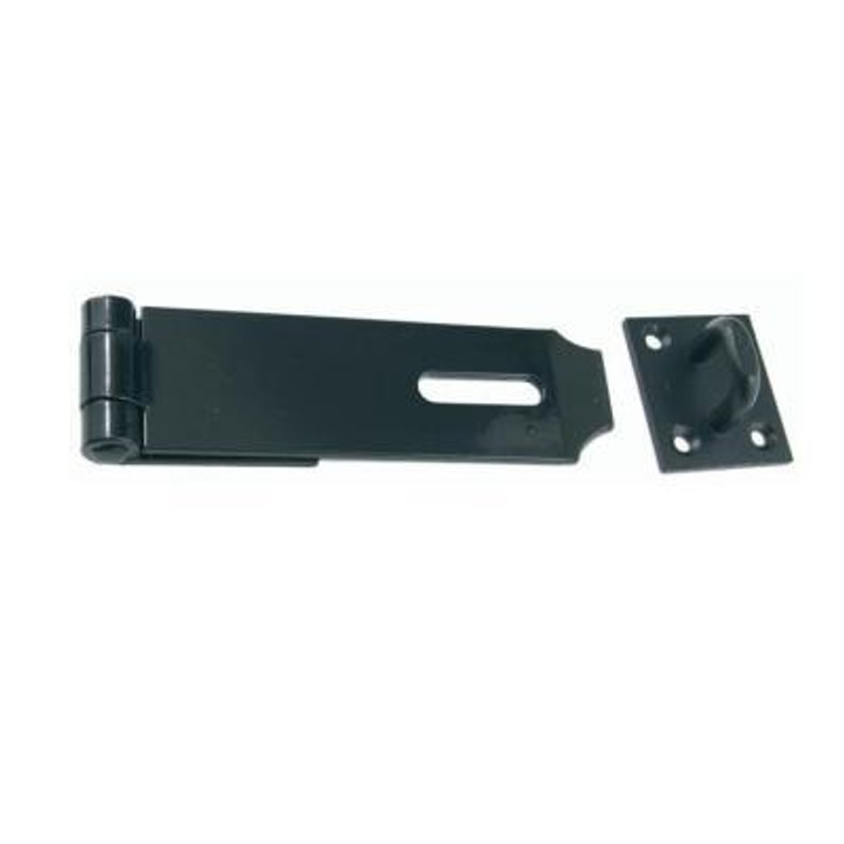 Hasp&Staple Hvy Black Irn 200mmPre Packed