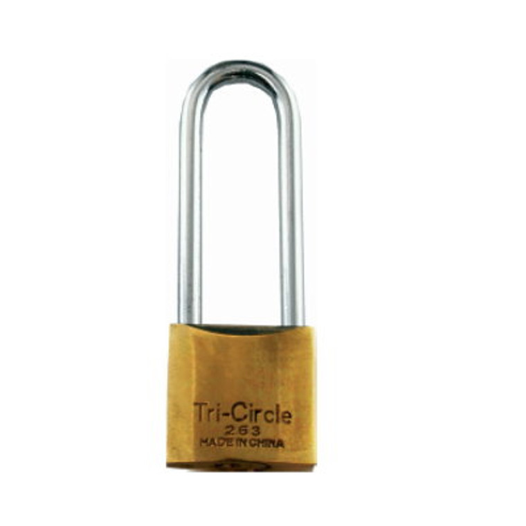 Padlock T/Circle L/S Brass 38mmPre Packed