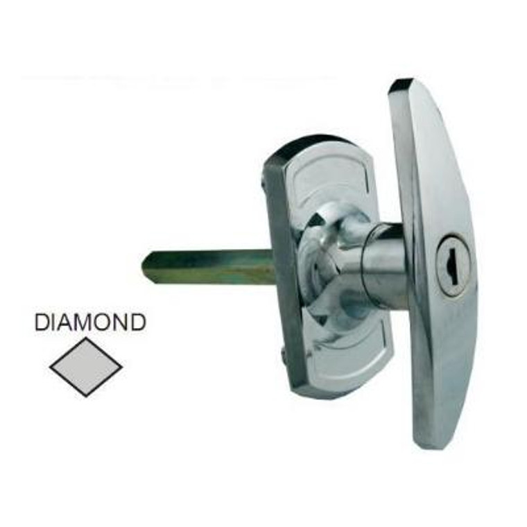 Garage Door Locking Handle Diamond Pre Packed