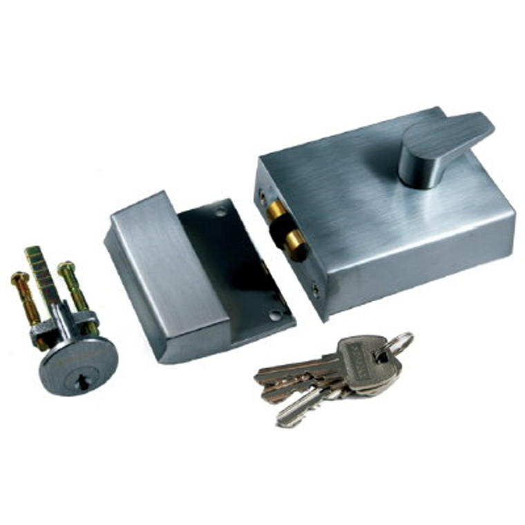 Nightlatch Roller Bolt Satin 60mm  Pre Packed