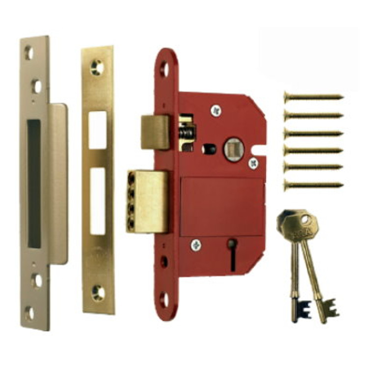 Era Bsa Fortress 5L 63mm Brass Sashlock Pre Packed