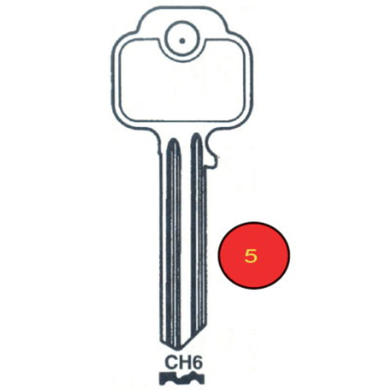 K/B Cyl Chubb Ch6 / Cb6 6Pin X10