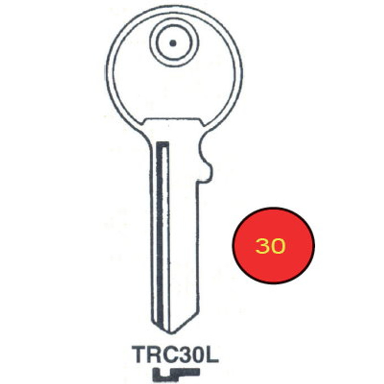 K/B P/Lock T/C Trc30L (Tl6R)/ Tr3 32mm X10