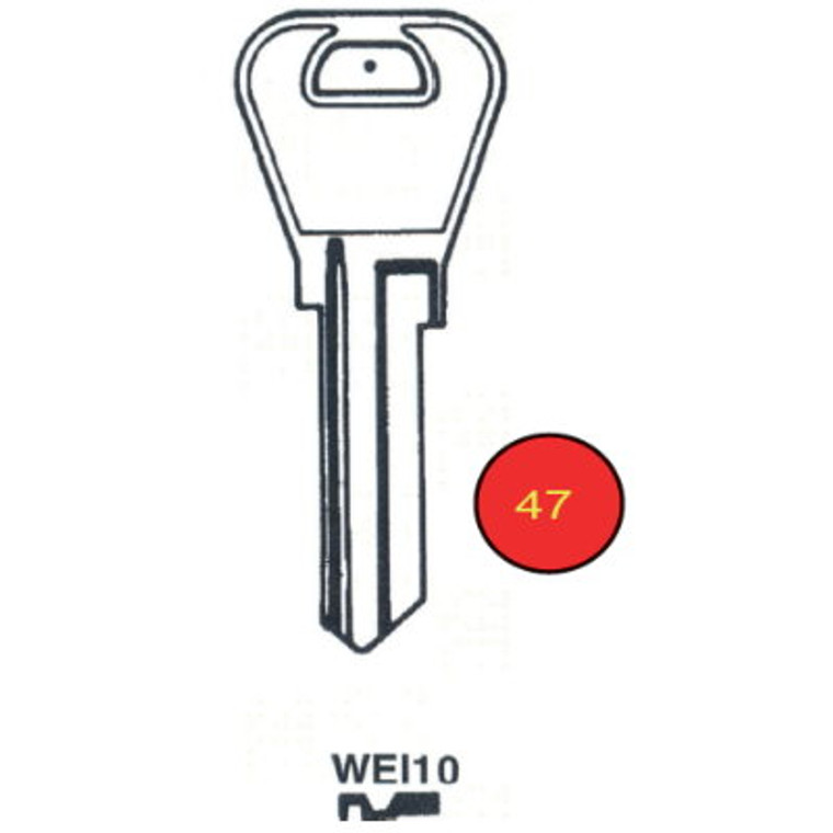 K/B Cyl Weiser Wei10 5Pin X10