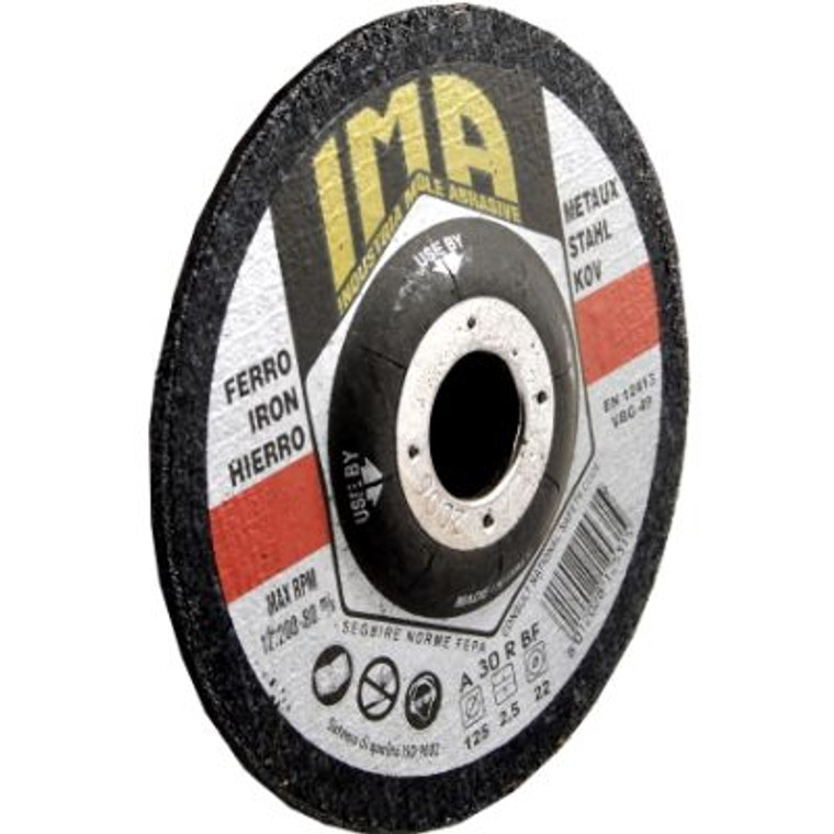 Cut Disc Dep/Cent Metal 125Mm