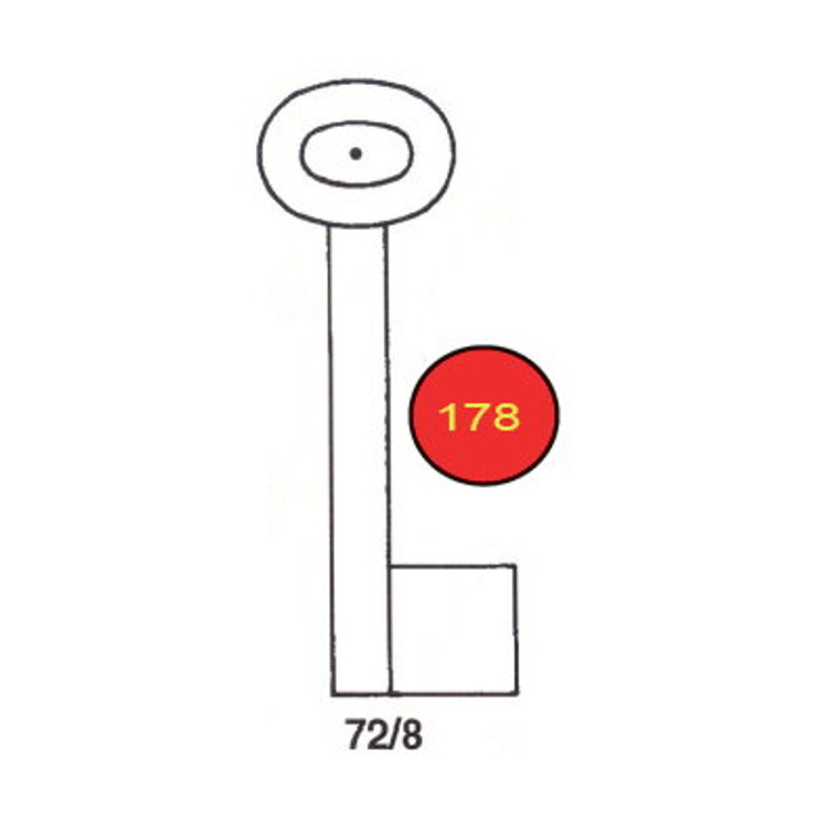 K/B Cabinet Pipe 72/8 Ser X10