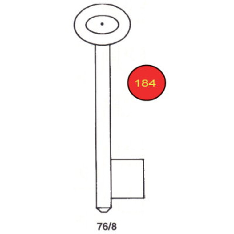 K/B Cabinet Pin 76/8 Ser X10
