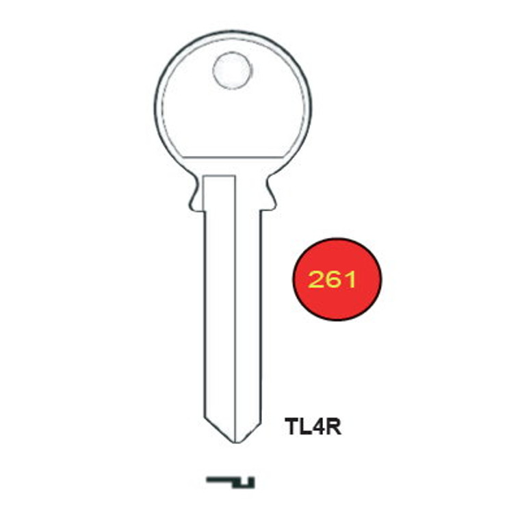 K/B P/Lock T/Cir Tl4R 38mm (Trc41L)  X10