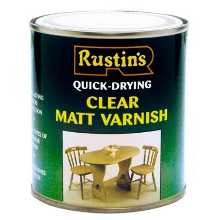 Quick Dry Varnish Matt Clear 250ml