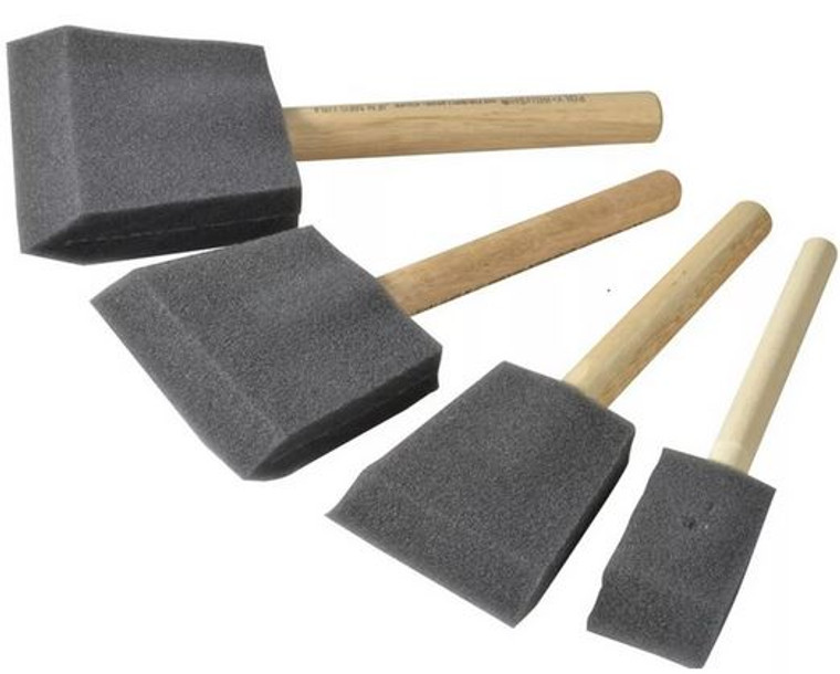 Foam Brushes - 1", 2", 3" & 4"