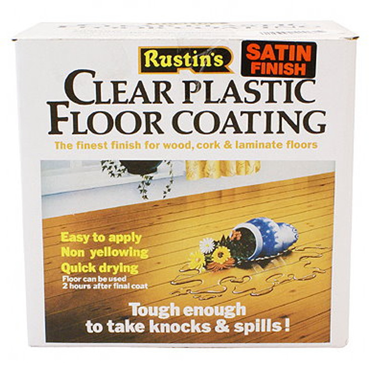 Plastic Floor Coating Satin 4Ltr