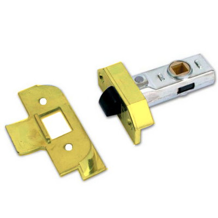 Union Rebated Tub Latch Brass 63mm Pre Packed