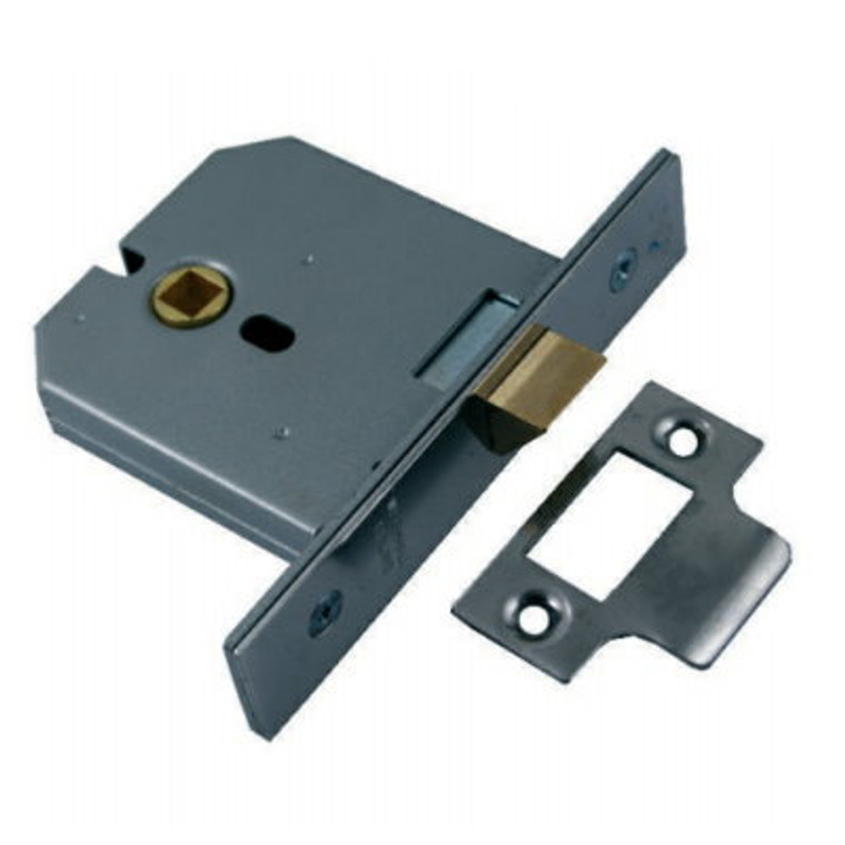 Union Heavy Mortice Latch Satin 75mm