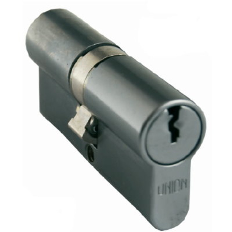 Union Profile Cyl Key+Key Satin 65mm