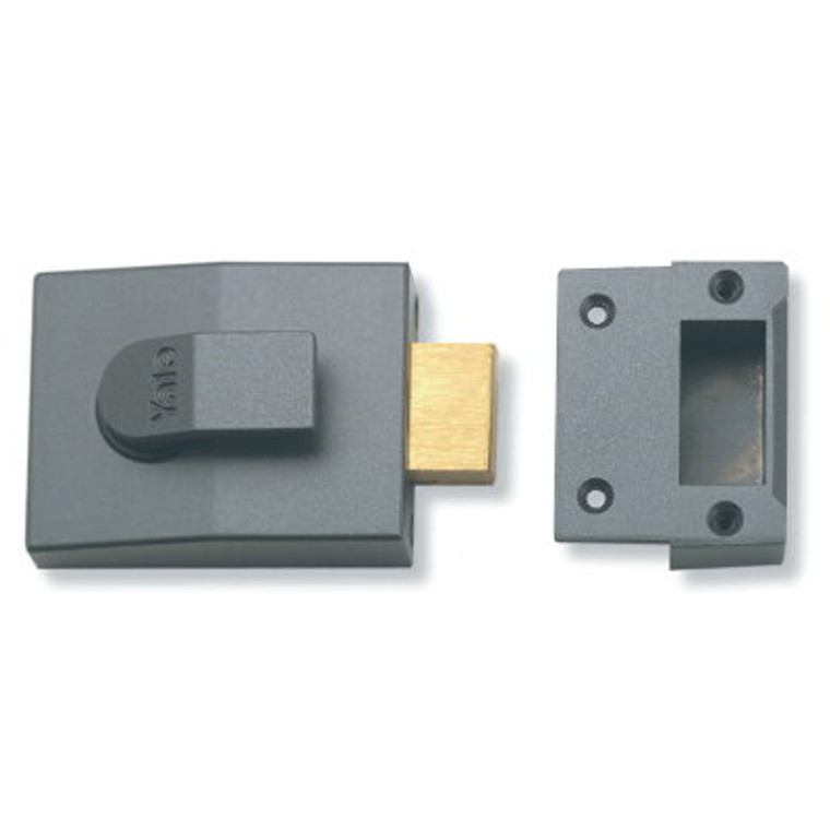 Yale 82 Deadbolt Nightlatch Case Only Grey 60mm Bxd