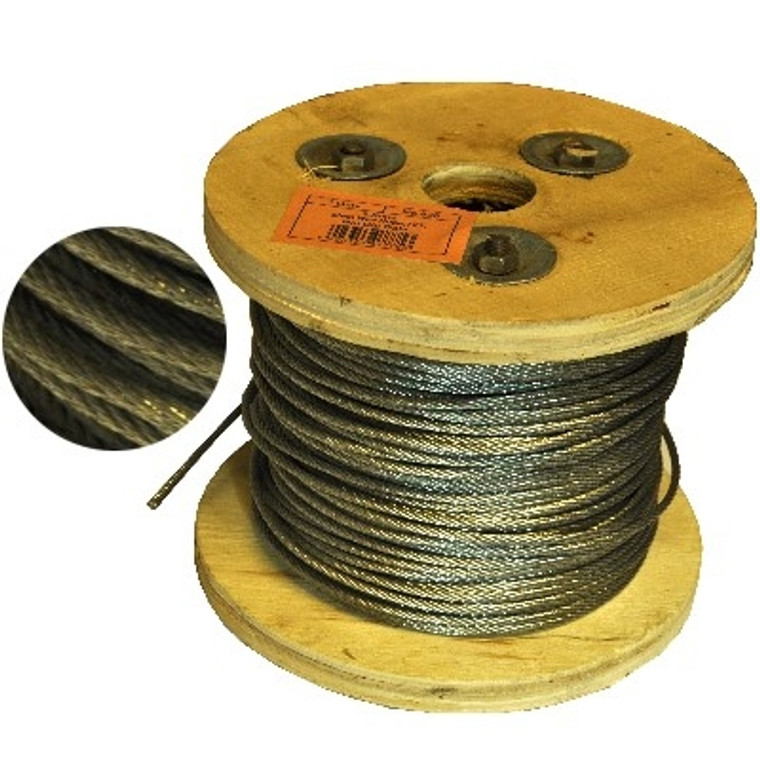 2.5mm Galv Wire Rope (7X7) X 50M Reel