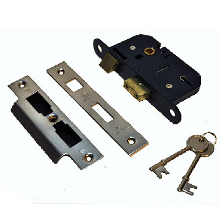 Supreme 5L Sash Lock 65mm Satin Pre Packed